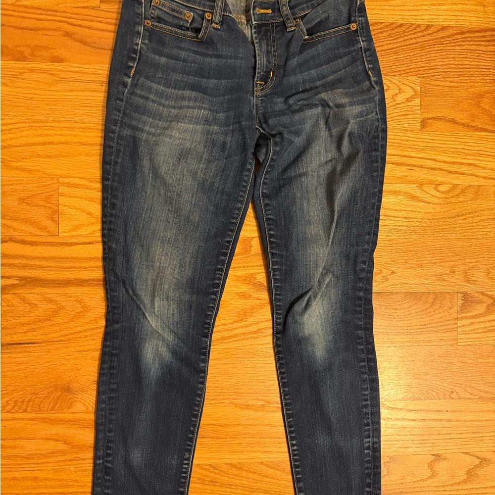 J. Crew Dark Blue Skinny Jeans